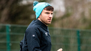 <p>LOOK WHO'S BACK: Leinster full-back Hugo Keenan. Pic: Henry Simpson/Inpho</p>