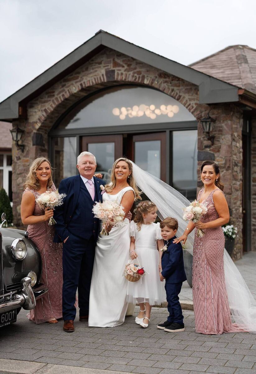 Laura Fitzpatrick with her dad Jack Fitzpatrick, Laura Ryan and Kara McDonagh and Rosie and Liam Casey. Pictures: Padraig Healy Photography Laura Fitzpatrick with her dad Jack Fitzpatrick, Laura Ryan and Kara McDonagh and Rosie and Liam Casey. Pictures: Padraig Healy Photography