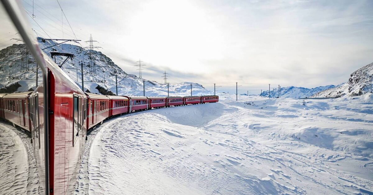 Departure lounge: A breathtaking train journey through the Swiss alps