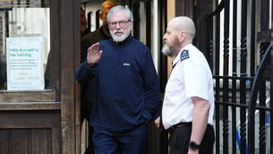 <p>Former Sinn Féin president Gerry Adams arrives at the Royal Courts of Justice. Picture: Jonathan Brady/PA Wire</p> <p>Former Sinn Féin president Gerry Adams arrives at the Royal Courts of Justice. Picture: Jonathan Brady/PA Wire</p>