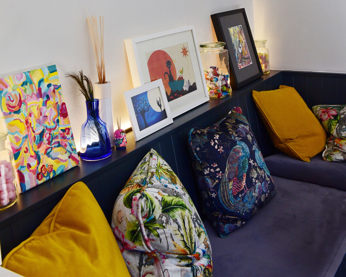 Bench seating with hinged lids is excellent for storing large or long items, says Jennifer Sheahan. Pictures: Moya Nolan Bench seating with hinged lids is excellent for storing large or long items, says Jennifer Sheahan. Pictures: Moya Nolan