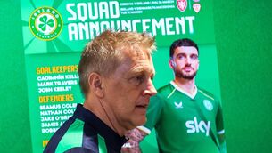 <p>PRAGUE ON THE BRAIN: Ireland manager Heimir Hallgrímsson. Pic: ©INPHO/Ryan Byrne</p>
