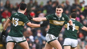 <p>STANDARD SETTER: Jack O’Connor relies on Seán O'Shea to set the bar six days a week and twice on Sunday for Kerry. Pic: Piaras Ó Mídheach/Sportsfile</p>
