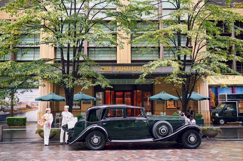 The Peninsula in Tokyo. The Peninsula in Tokyo.