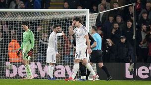 <p>Harry Maguire gave away a late penalty against Bournemouth which saw him sent off and Manchester United concede an equaliser. Pic: Andrew Matthews/PA Wire.</p>