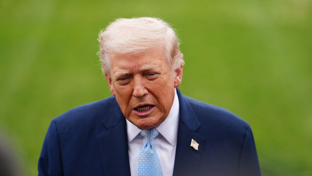 US President Donald Trump (Julia Demaree Nikhinson/AP)