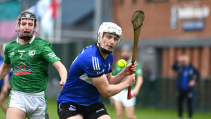 <p> Colm McCarthy fires over a point for Sars in the Red FM Division 1 Cork Hurling League; Sarsfields (Sars) vs Killeagh at Riverstown. Picture: Larry Cummins</p> <p> Colm McCarthy fires over a point for Sars in the Red FM Division 1 Cork Hurling League; Sarsfields (Sars) vs Killeagh at Riverstown. Picture: Larry Cummins</p>