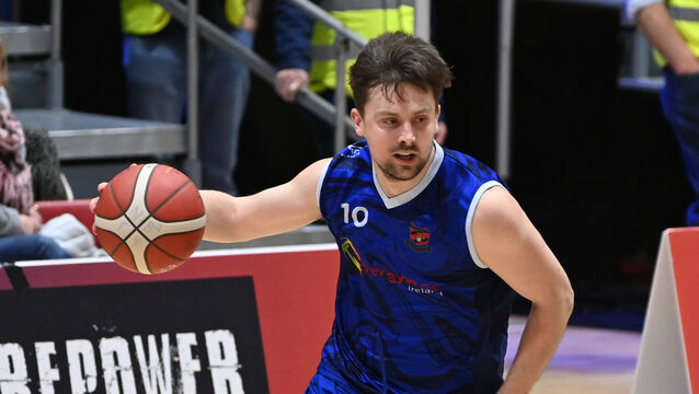 <p>INSPIRATION: Roy Downey was superb for Neptune in their relegation play-off victory over Killorglin. Pic: Eddie O'Hare</p>