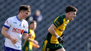 <p>Shea Malone scored 2-3 for Donegal in his side's victory over Monaghan. Pic: ©INPHO/Ben Brady</p>