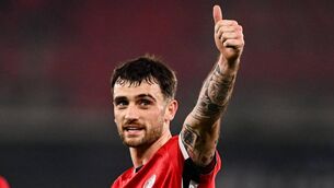 <p>GOOD TO GO: Troy Parrott of AZ Alkmaar. Pic: Ben McShane/Sportsfile</p> <p>GOOD TO GO: Troy Parrott of AZ Alkmaar. Pic: Ben McShane/Sportsfile</p>
