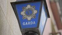 Gardai logo outside of Garda station