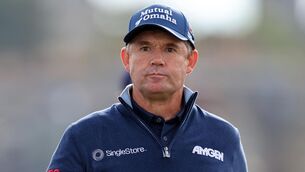 <p>Pádraig Harrington was competing on the PGA Champions Tour. File Pic: Robert Perry/PA</p>