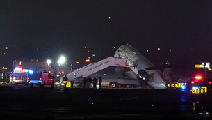 The pilot and co-pilot were killed (AP)