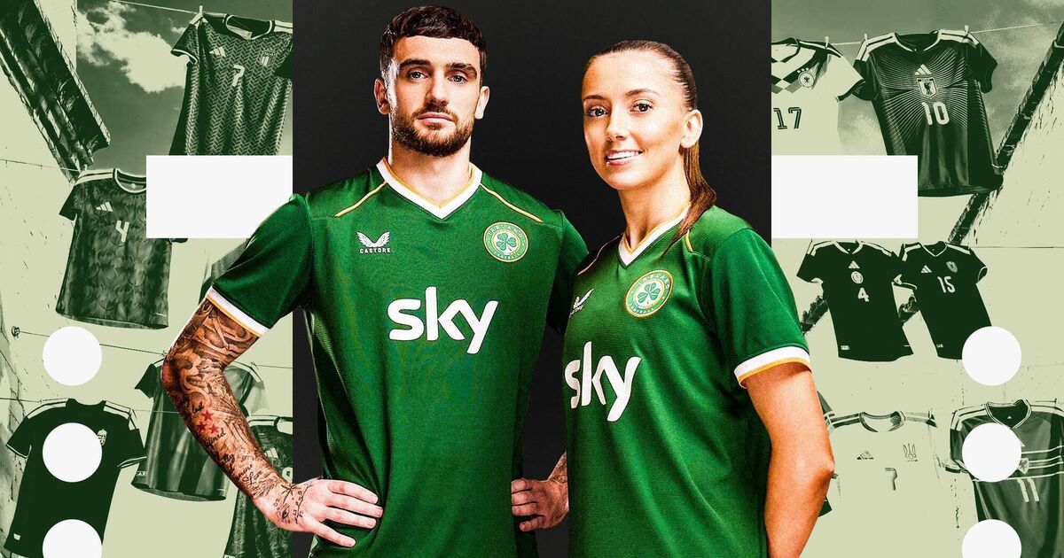 20 shirts in 10 years: Ireland leads the way in bringing out new football kits