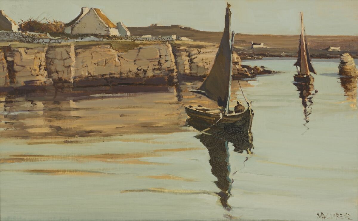 Early Easter light on Inishmaan by Cecil Maguire at Dolan's. Early Easter light on Inishmaan by Cecil Maguire at Dolan's.