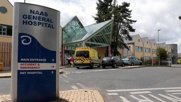 <p>Staff at Naas General Hospital were also paid 'significantly higher' amounts to work on projects to tackle waiting lists. File picture</p>