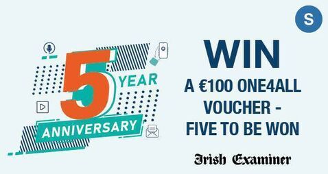 This competition is now closed. Congratulations to John Moriarty, Lisa Buckley, Brian O'Connor, Gerald Kelleher and Nora Daly