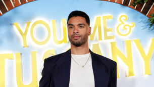 <p>Rege-Jean Page arriving for the special screening of You, Me &amp; Tuscany at the Ham Yard Hotel in London (Ian West/PA)</p>