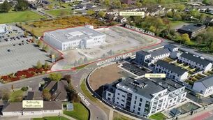 <p>View of the former Dell/EMC site to be redeveloped for housing by O'Callaghan Properties in Ballincollig, Cork.</p>