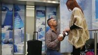 Someone proposed in Dublin Airport this morning - and it was just lovely