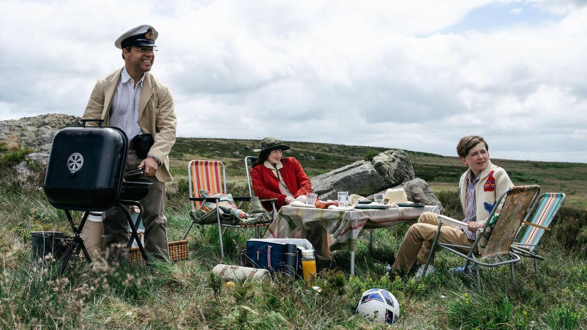 Stephen Graham, Andrea Riseborough and Kit Rakusen in The Good Boy.