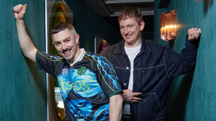 <p>PJ Kirby and Kevin Twomey of I Am Grand Mam. Pictures: Miki Barlok</p>