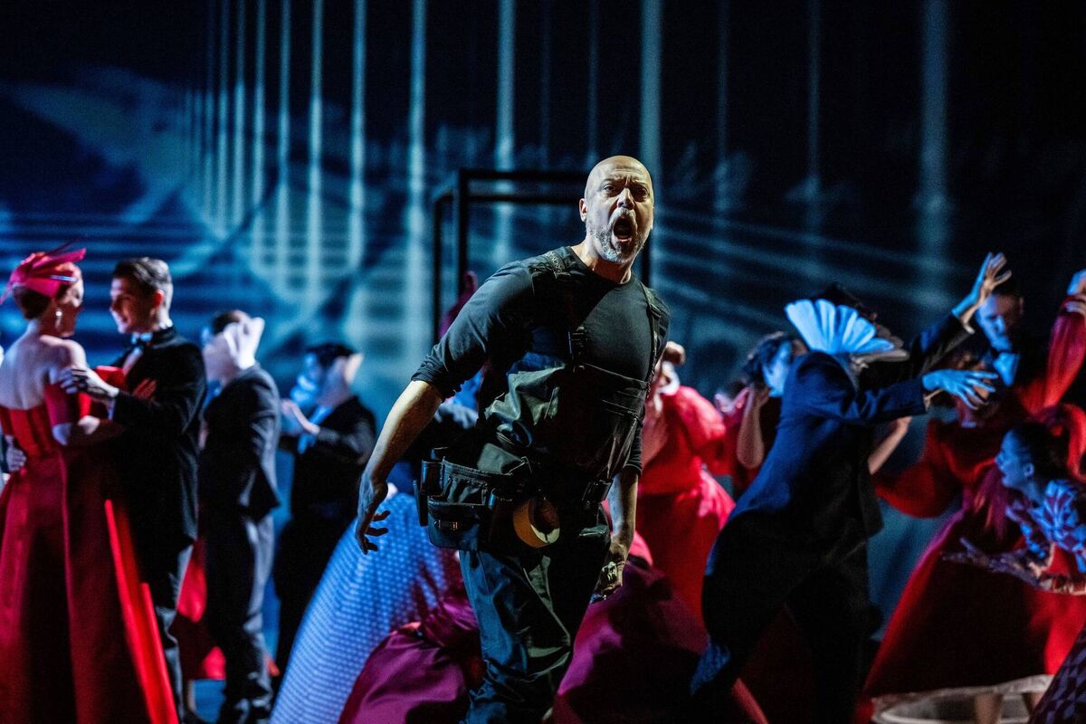 Ante Jerkunica (Water Sprite Vodník) in Irish National Opera's production of Rusalka. Picture: Ruth Medjber 