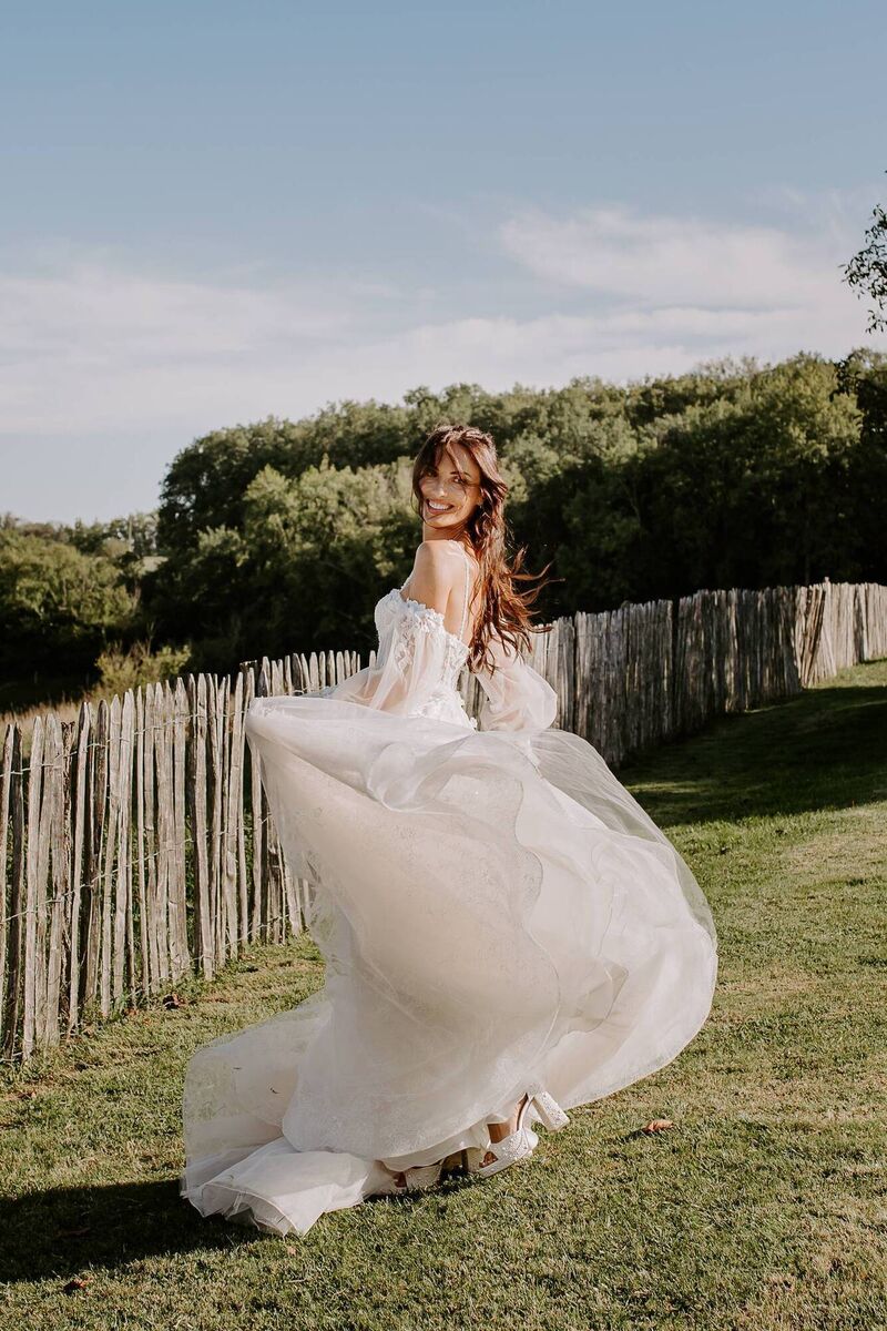 Holly Carpenter on her wedding day. Picture: Susie Kelly.