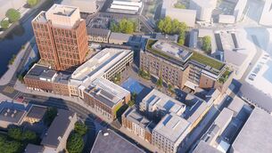 <p>Computer-generated view of the planned Opera Site in Limerick.</p>