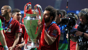 <p>Mohamed Salah led Liverpool to Champions League success in 2019. Pic: Peter Byrne/PA</p>