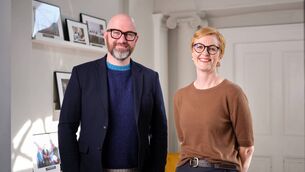 <p>David Corscadden, acting project lead for MicroCreds, and Grace Edge, interim head of lifelong learning and skills with the Irish Universities Association</p>