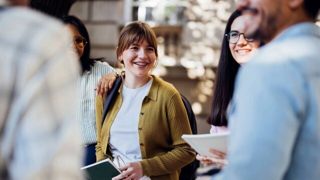 <p>Pamela O’Leary is having ‘incredible conversations with young people in schools'. She finds herself dealing with 'very thoughtful, articulate, positive kids’. File picture</p>