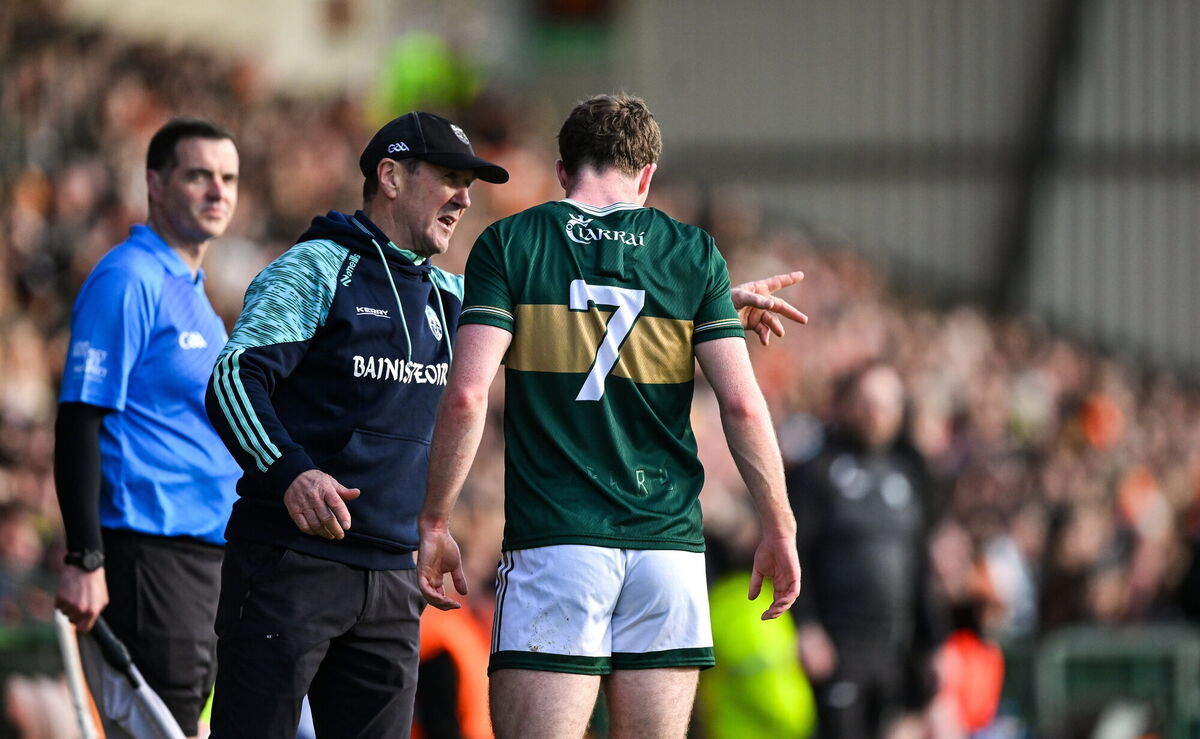 GIVING ORDERS: O'Connor instructs Armin Heinrich at the Athletic Grounds in Armagh. Photo by Ray McManus/Sportsfile GIVING ORDERS: O'Connor instructs Armin Heinrich at the Athletic Grounds in Armagh. Photo by Ray McManus/Sportsfile