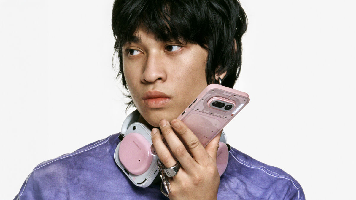 The inclusion of both USB-C audio and a 3.5mm headphone jack adds flexibility to the Nothing Headphone (a) for wired listening across multiple devices. Picture: Nothing. The inclusion of both USB-C audio and a 3.5mm headphone jack adds flexibility to the Nothing Headphone (a) for wired listening across multiple devices. Picture: Nothing.