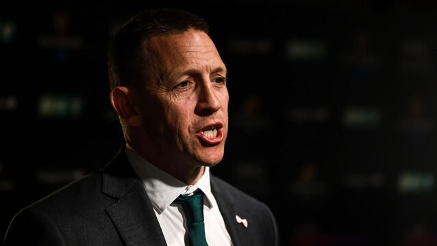 <p>PRIMED: Ireland head coach Scott Bemand speaks to the media at Guinness Old Brewer’s Yard, to celebrate the start of the Championship. Pic: Dan Sheridan/Inpho</p>