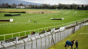 <p>A general view prior to racing at Clonmel Racecourse in Tipperary. Pic: David Fitzgerald/Sportsfile</p>