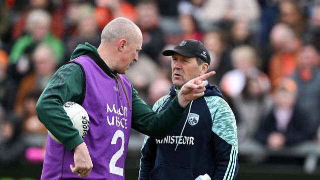 <p>MASTER N' COMMANDER: Kerry manager Jack O'Connor and Kieran Donaghy, left, before the Armagh showdown. Pic: Ray McManus/Sportsfile</p>
