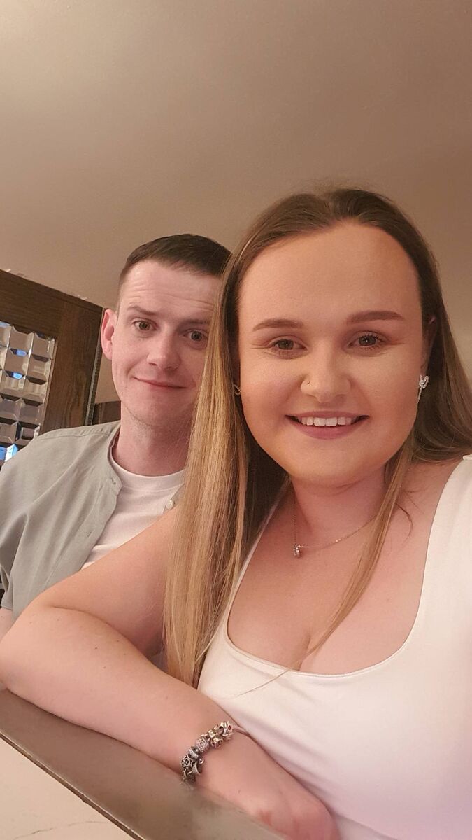 Niamh O'Regan and her partner, Dale Niamh O'Regan and her partner, Dale