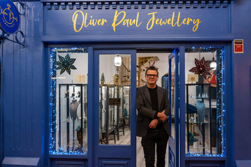 Oliver Paul of Oliver paul Jewelery at his shop in the English Market. Picture by Noel Sweeney Oliver Paul of Oliver paul Jewelery at his shop in the English Market. Picture by Noel Sweeney