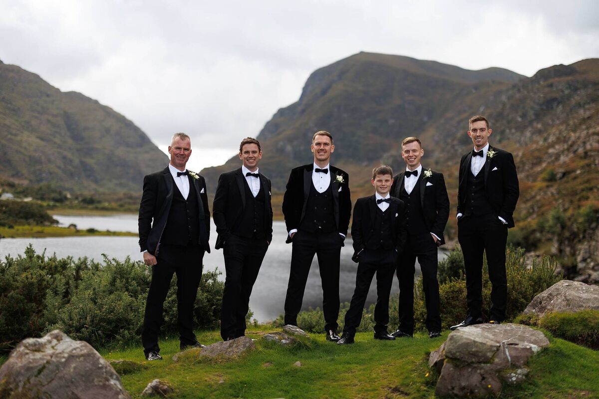 Kealen Conboy with John Hutton, Aidan Conboy, Jarlath Conboy, Sean Doherty and godson Calvin Conboy. Pictures: Padraig Healy Photography