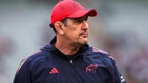 <p>Munster head coach Clayton McMillan. Pic: Shaun Roy/Sportsfile</p>