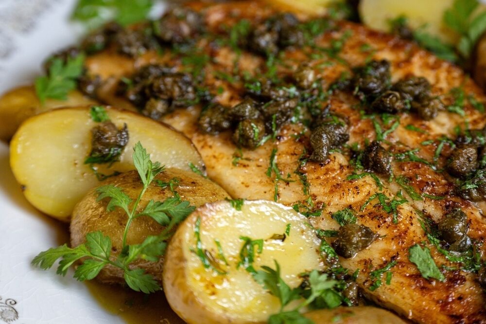 Dover sole with confit potatoes