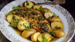 <p>Aishling Moore: "The fish can be served on or off the bone. I prefer to serve it on the bone for maximum impact when it hits the table." Picture Chani Anderson</p>