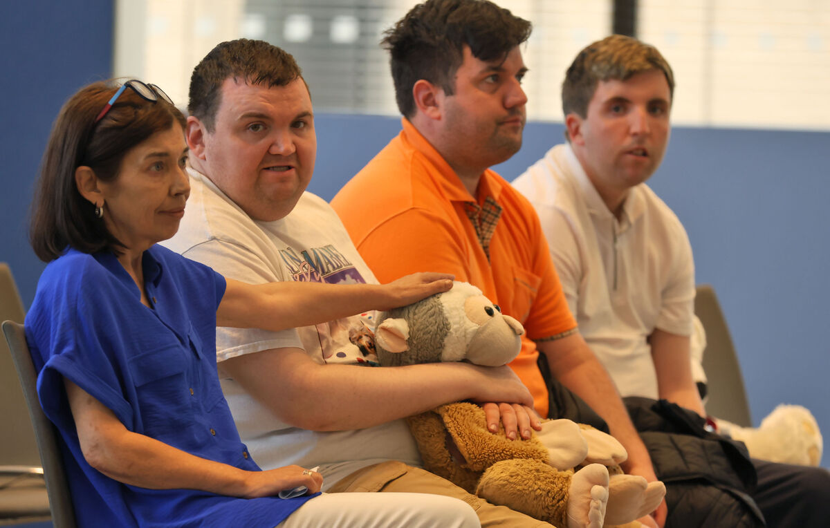 OACS Ireland co-founder Karen Keely with her sons Harry, Lorcan, and Lee, at the 2024 announcement of the public inquiry into the prescribing of anti-epilepsy medication sodium valproate to pregnant women. Picture: Colin Keegan/Collins OACS Ireland co-founder Karen Keely with her sons Harry, Lorcan, and Lee, at the 2024 announcement of the public inquiry into the prescribing of anti-epilepsy medication sodium valproate to pregnant women. Picture: Colin Keegan/Collins