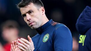 <p>Ireland’s Seamus Coleman dejected after the playoff defeat. Pic ©INPHO/Ryan Byrne</p> <p>Ireland’s Seamus Coleman dejected after the playoff defeat. Pic ©INPHO/Ryan Byrne</p>