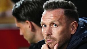<p>Wales manager Craig Bellamy admitted the play-off defeat to Bosnia would be hard to get over. Pic: David Davies/PA</p>