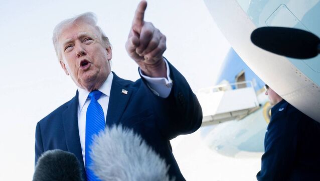 <p>US President Donald Trump is making large and important claims, one palpably false, the others without offering any evidence, and it seems few if any people take him seriously. Picture: Saul Loeb/AFP via Getty Images</p>