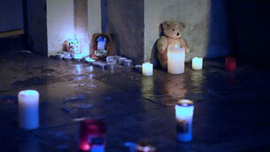 <p>Candles and tributes left near the scene of a stabbing incident at Parnell Square. Picture: Niall Carson/PA Wire</p> <p>Candles and tributes left near the scene of a stabbing incident at Parnell Square. Picture: Niall Carson/PA Wire</p>
