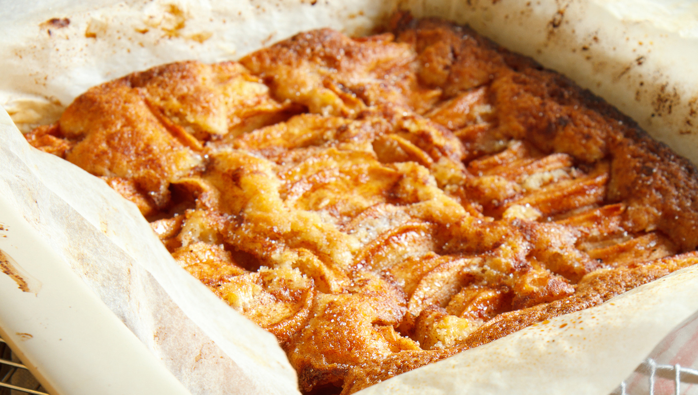 Michelle Darmody: This sunken apple traybake is the perfect after-dinner treat