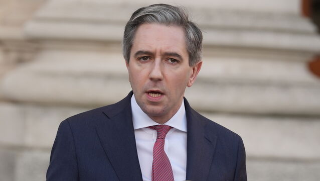 <p>Tánaiste Simon Harris: 'Even if the conflict ended today, the damage is real, significant, and will have an impact.' File picture: Brian Lawless/PA</p>